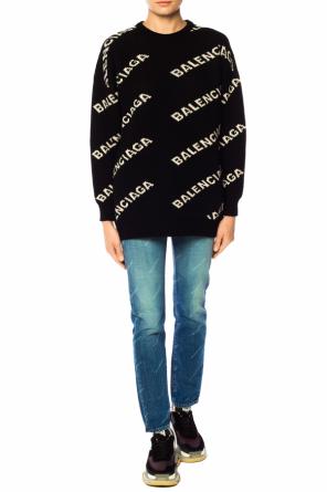 Logo-embroidered sweater, zdjęcie 2 Logo-embroidered sweater od Balenciaga